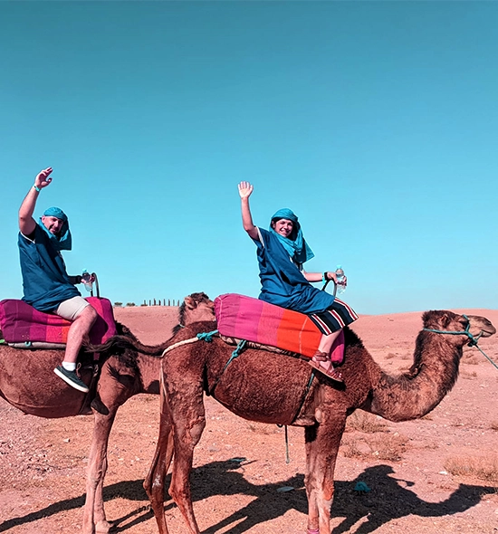 Camel Ride In Agafay Desert